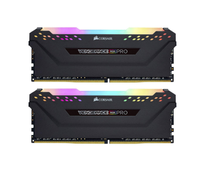 Pamięć RAM CORSAIR DDR4 Vengeance RGB PRO 32GB/3200 (2*16GB) BLACK CL16 CMW32GX4M2E3200C16